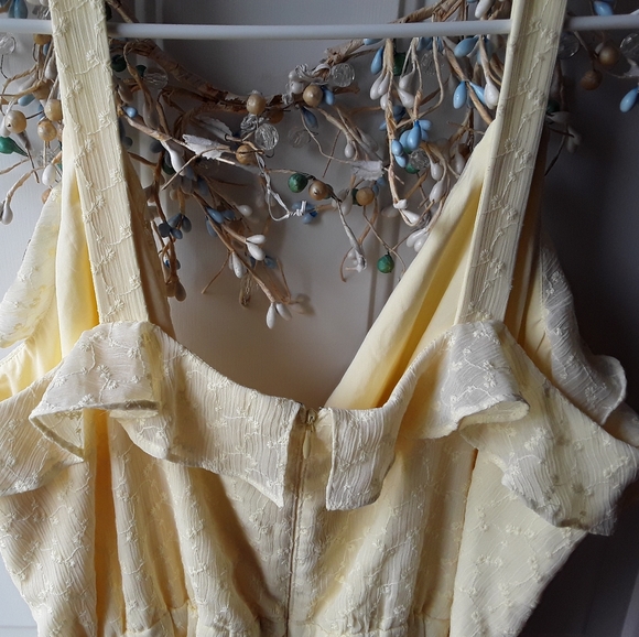 Gal Meets Glam Helena Eyelet Faux Wrap Dress NWT - Picture 12 of 16